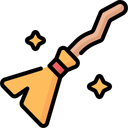 Magic broom icon