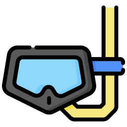 Diving glasses icon