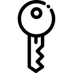 Door key icon