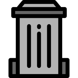 Garbage bin icon