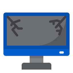 Computer monitor icon