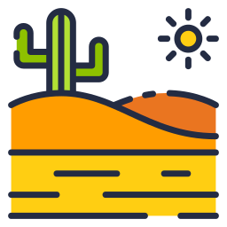 deserto Ícone