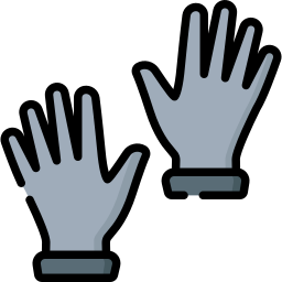 Winter gloves icon