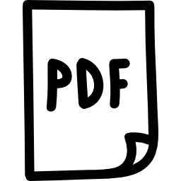 pdf-datei hand gezeichnetes symbol icon