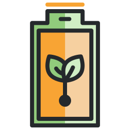 Eco battery icon