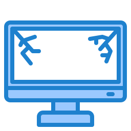 Computer monitor icon