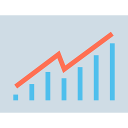 Line chart icon