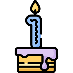 Birthday cake icon