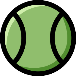 Tennis ball icon