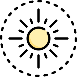 soleil Icône