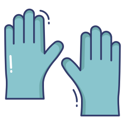 Rubber gloves icon