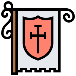 heraldische flagge icon