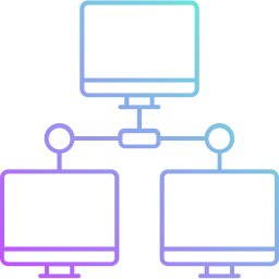 réseaux informatiques Icône