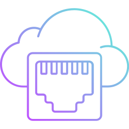 connessione cloud icona