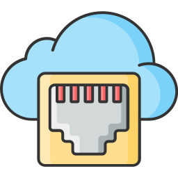 Cloud connection icon