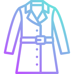 Trench coat icon