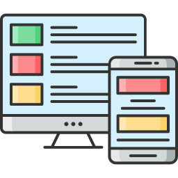 Responsive website icon