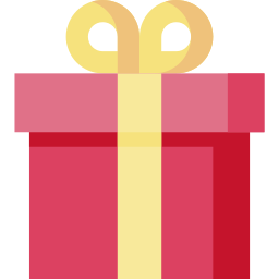 Supermarket gift icon