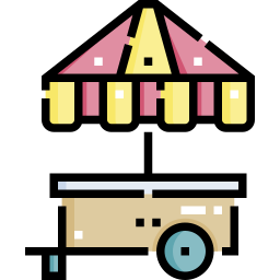 Food cart icon