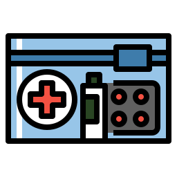 First aid kit icon