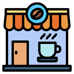 Coffee shop icon