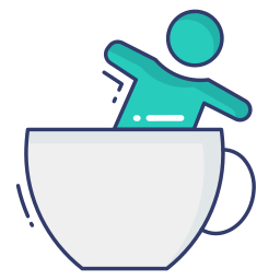 Tea cup ride icon