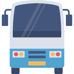 Electric bus icon