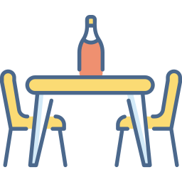 Dining table icon