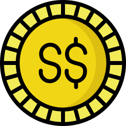 Singapore dollar icon