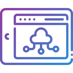 computação em nuvem Ícone
