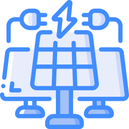 Solar panel icon