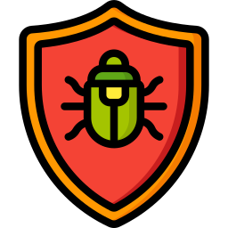 Anti virus shield icon