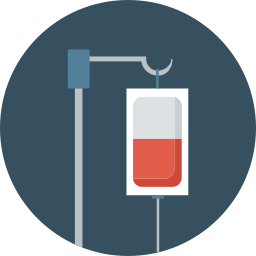 Blood transfusion icon