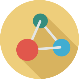 molécules Icône