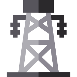 Electric tower icon