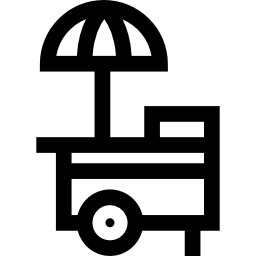 Food stall icon