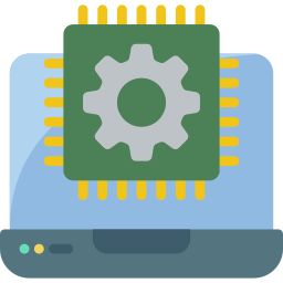 Computer chip icon