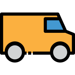 Delivery car icon