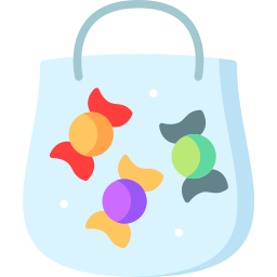 Candy bag icon