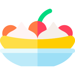 Banana split icon