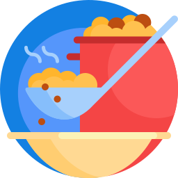 Hot food icon