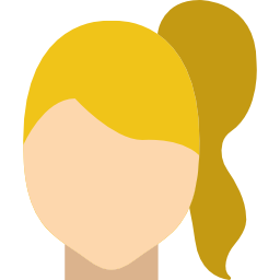 Woman hair icon