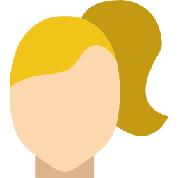 Woman hair icon