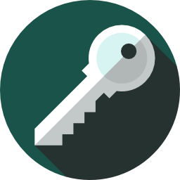 Door key icon