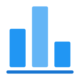 gráfico de barras Ícone