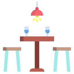 Dining table icon