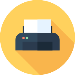 Paper printer icon