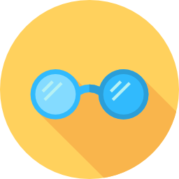 Reading glasses icon