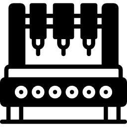 robot industriale icona