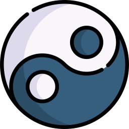 yin yang ikona